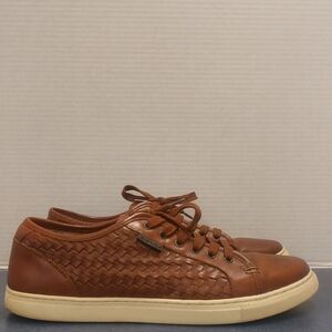 Men's Brown Leather Sneakers